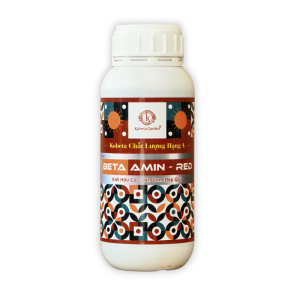 Phân Bón Lá BETA AMINO RED - Kali Hữu Cơ + Amino Acid Nhập Khẩu Italy - Chai 500ml